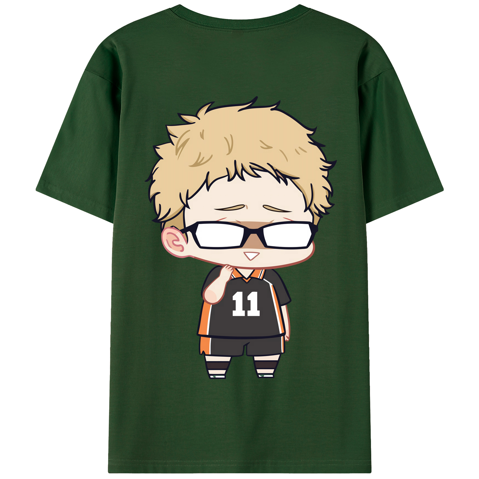 （画像用） ハイキュー!! Haikyu!! 綿100％半袖Tシャツ（背面プリント）